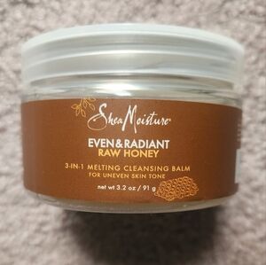 NEW Shea Moisture Even & Radiant Raw Honey Cleansing Balm - Brown